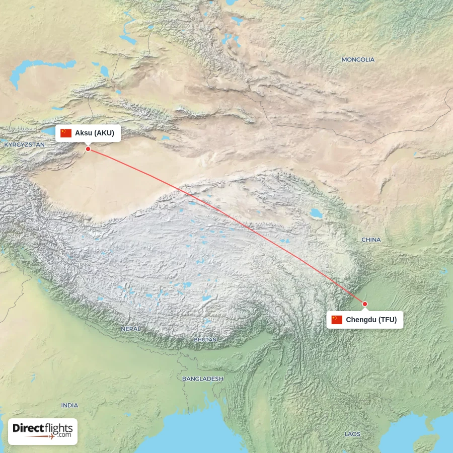 AKU - TFU route map