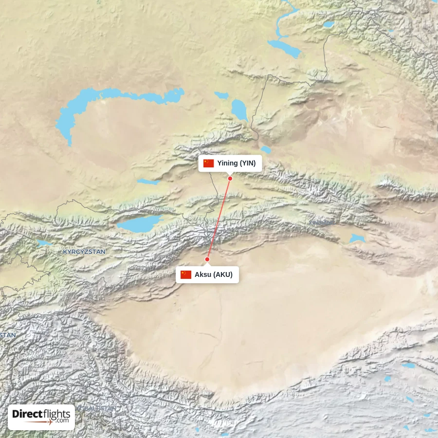 AKU - YIN route map