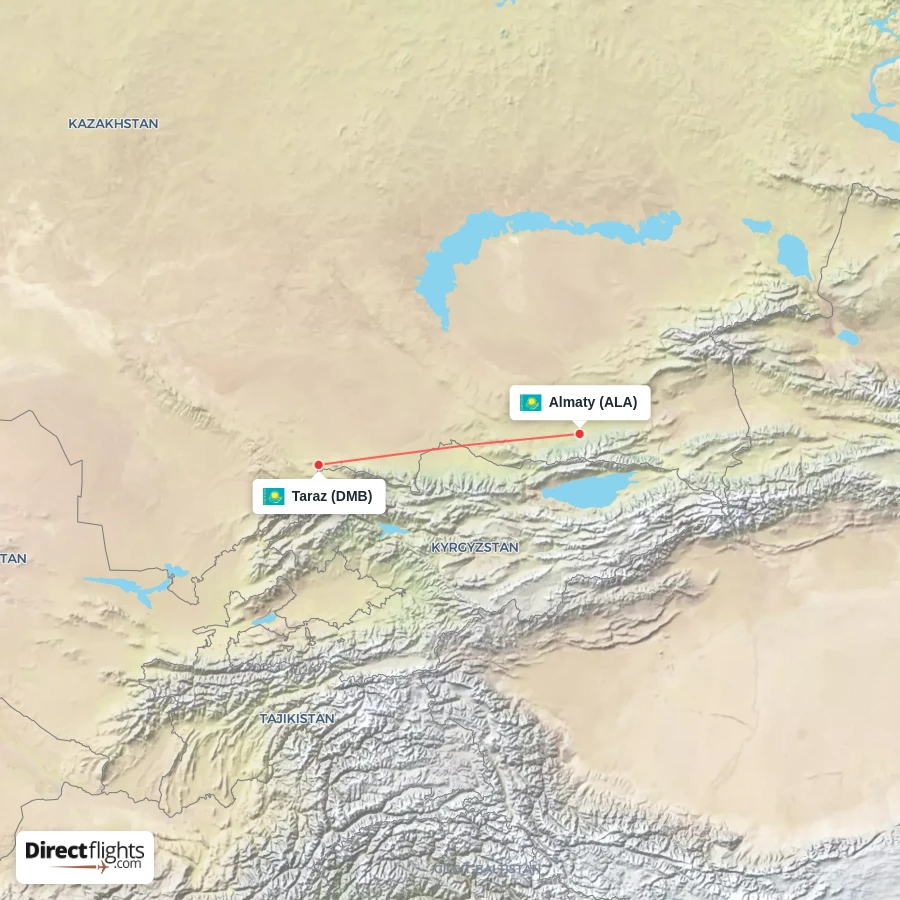 ALA - DMB route map