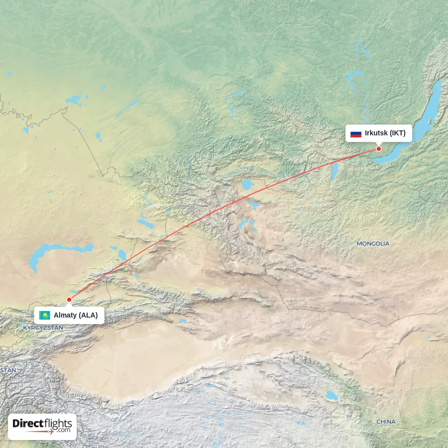 ALA - IKT route map