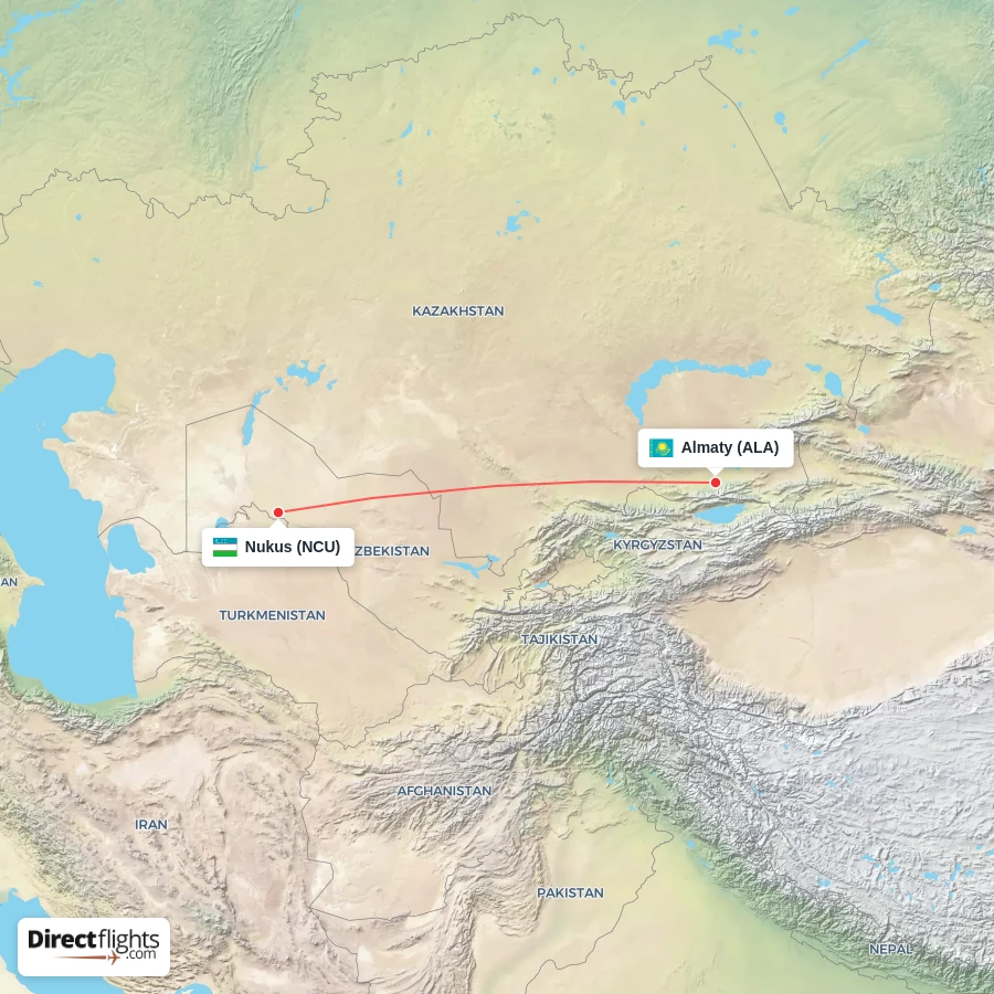 ALA - NCU route map