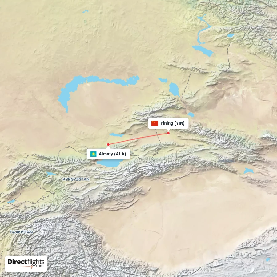 ALA - YIN route map