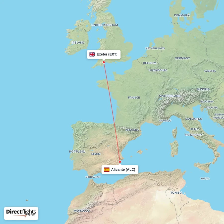 ALC - EXT route map