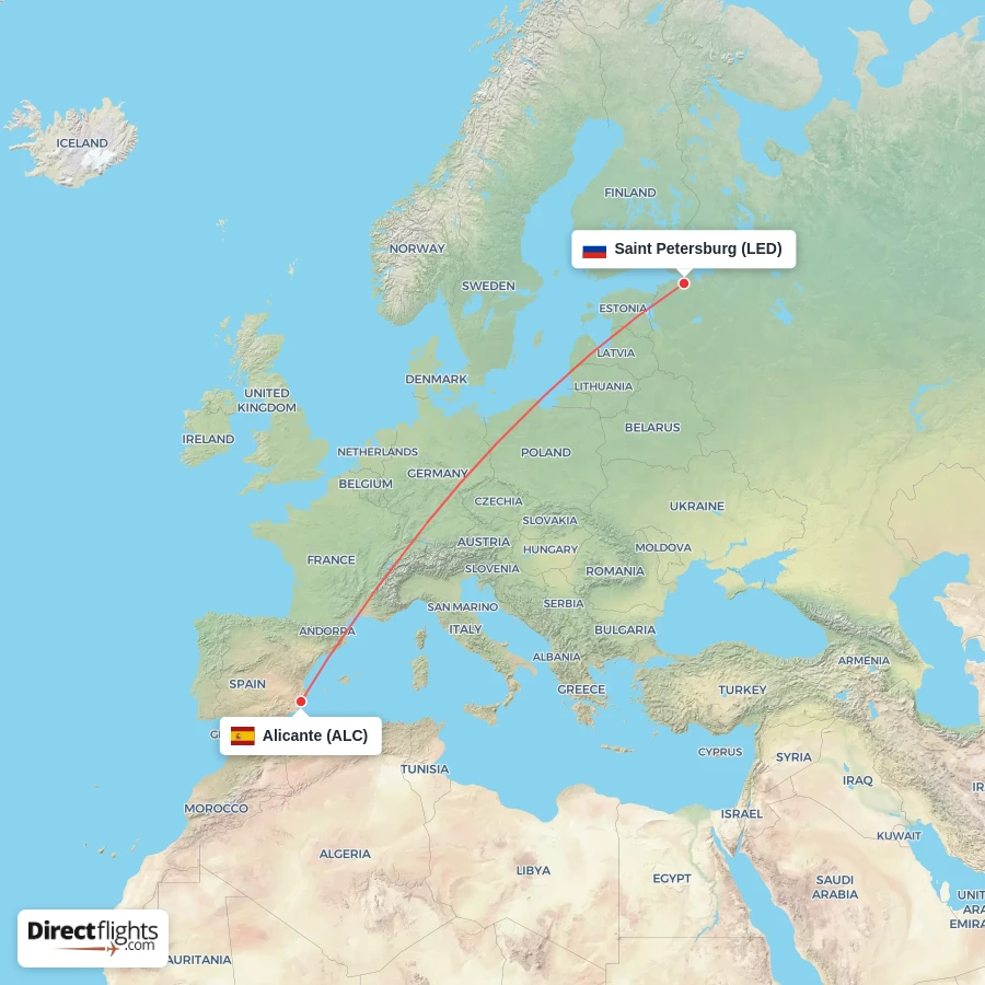 ALC - LED route map