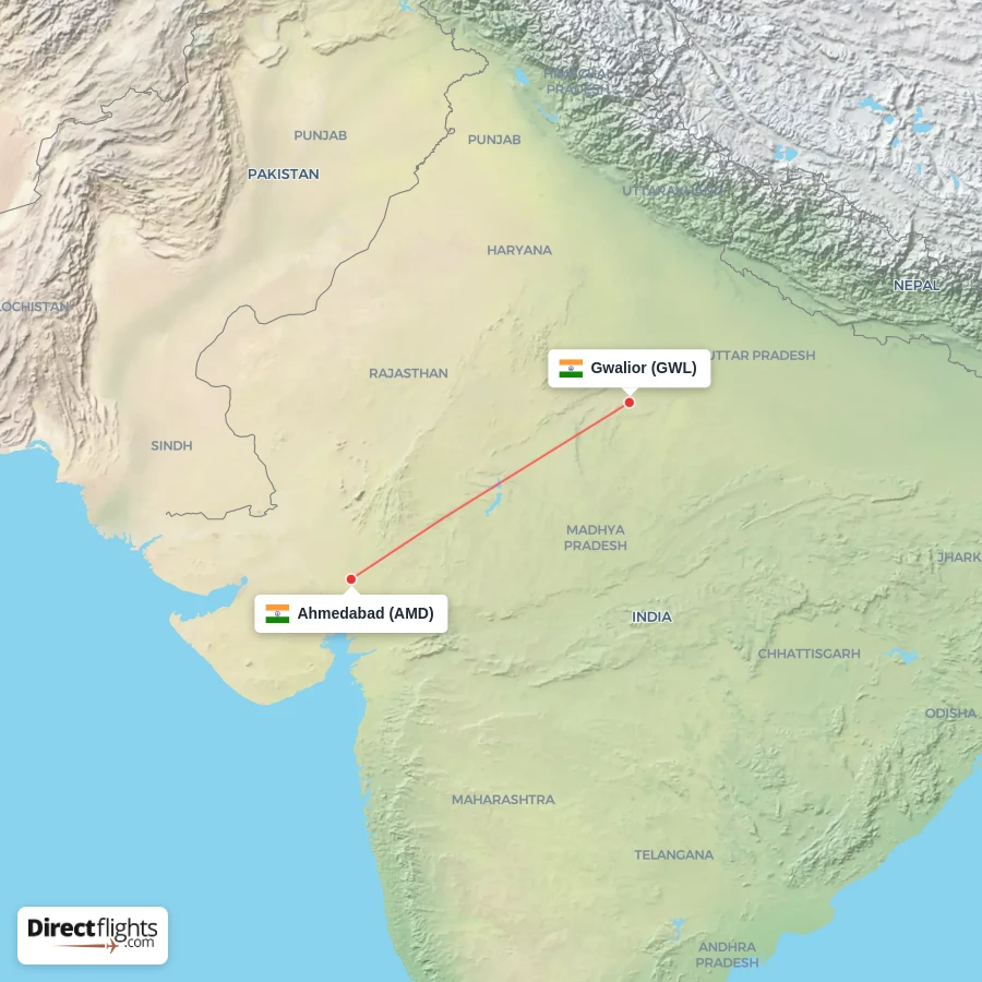 AMD - GWL route map