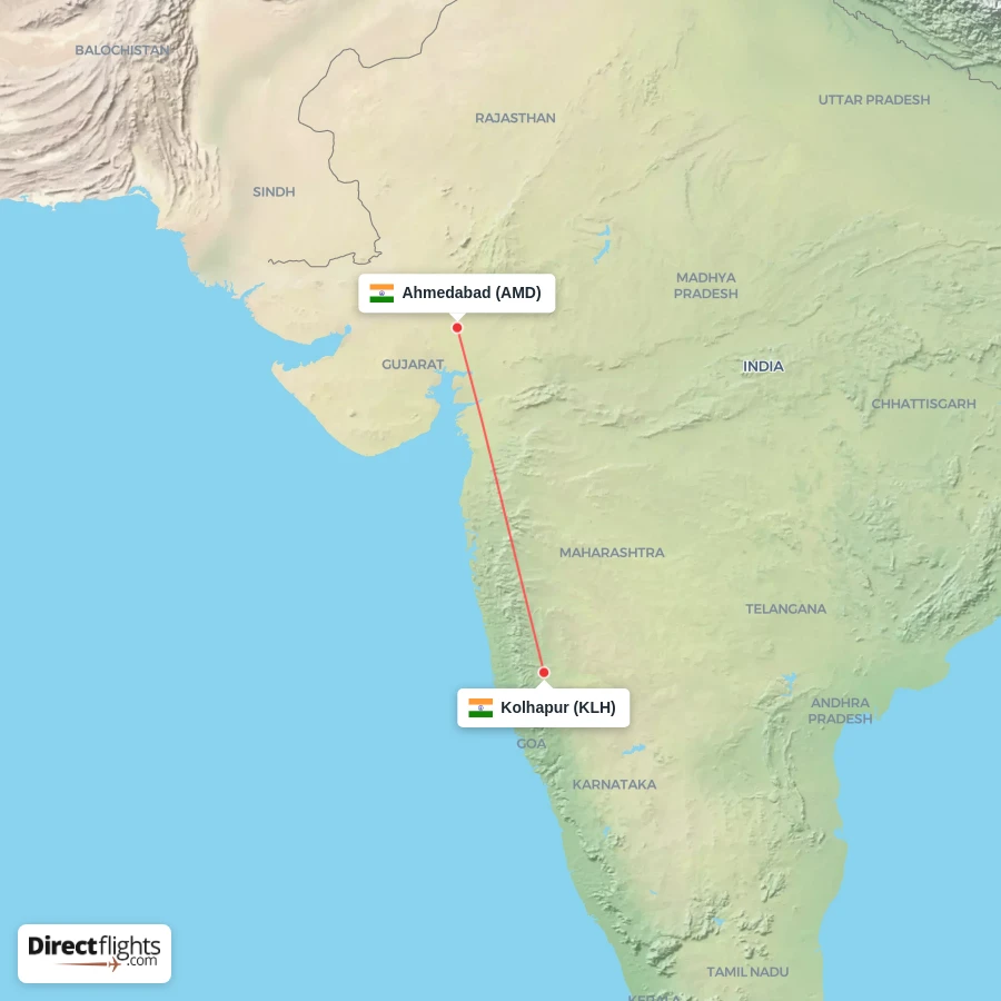 AMD - KLH route map