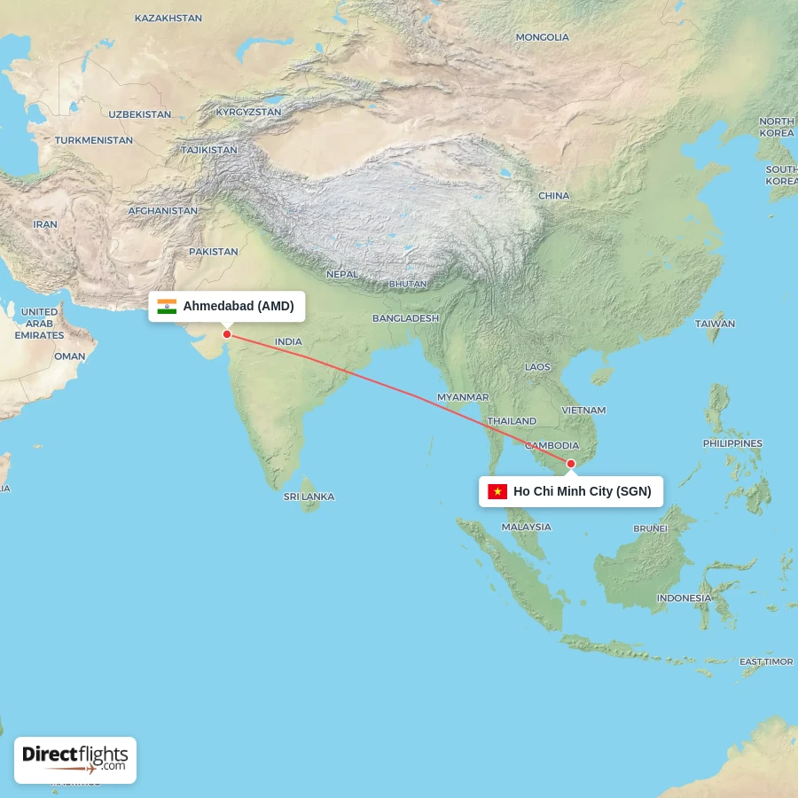 AMD - SGN route map