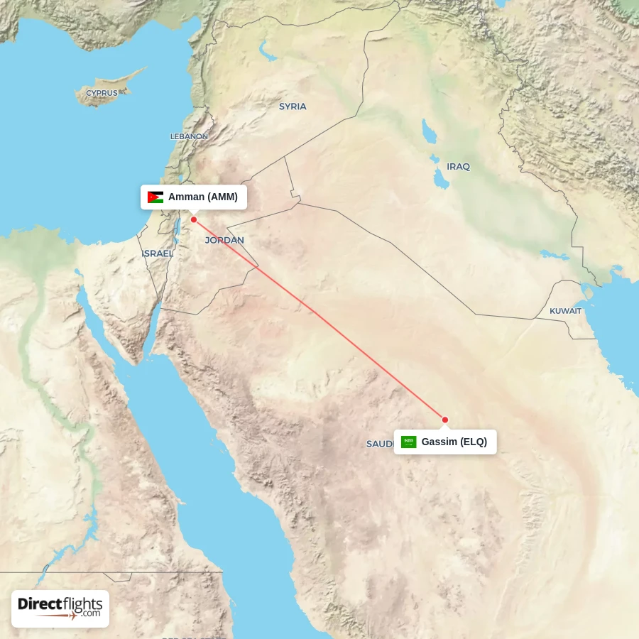 AMM - ELQ route map