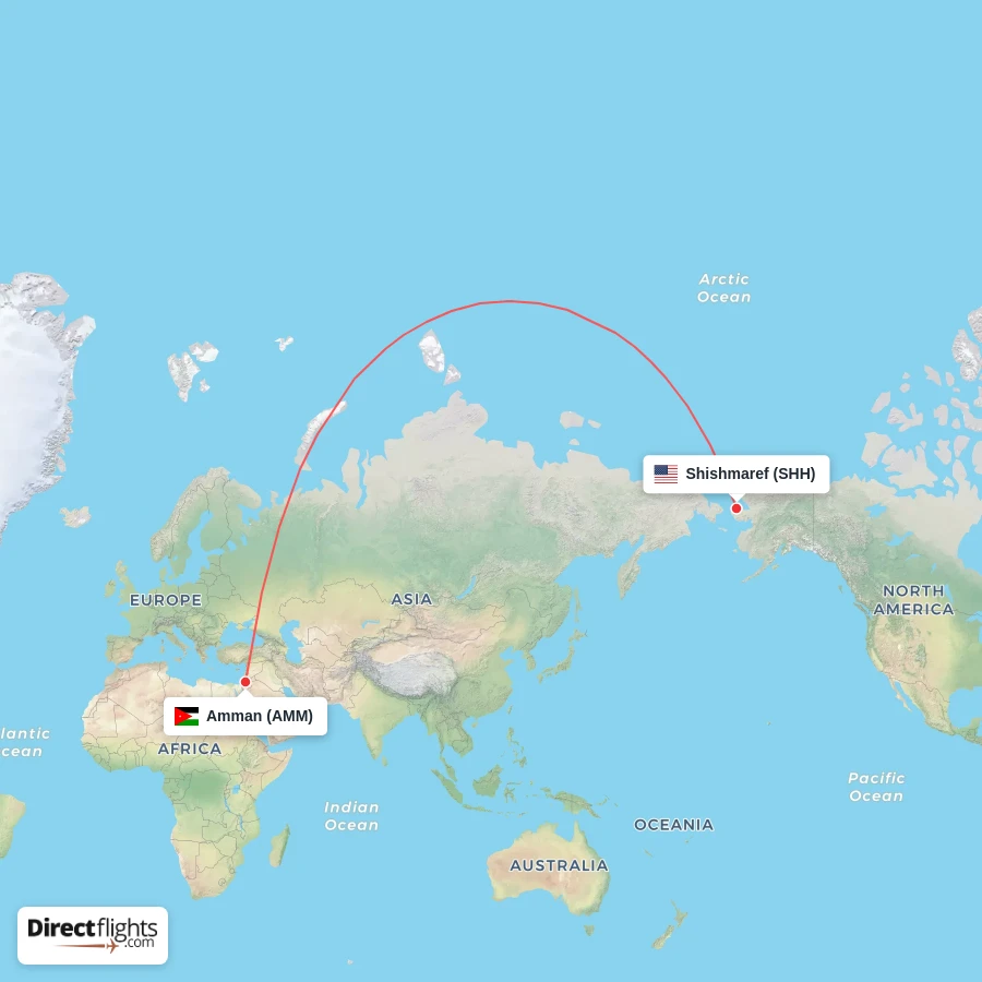 AMM - SHH route map