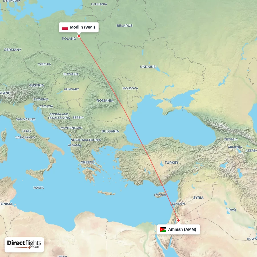 AMM - WMI route map