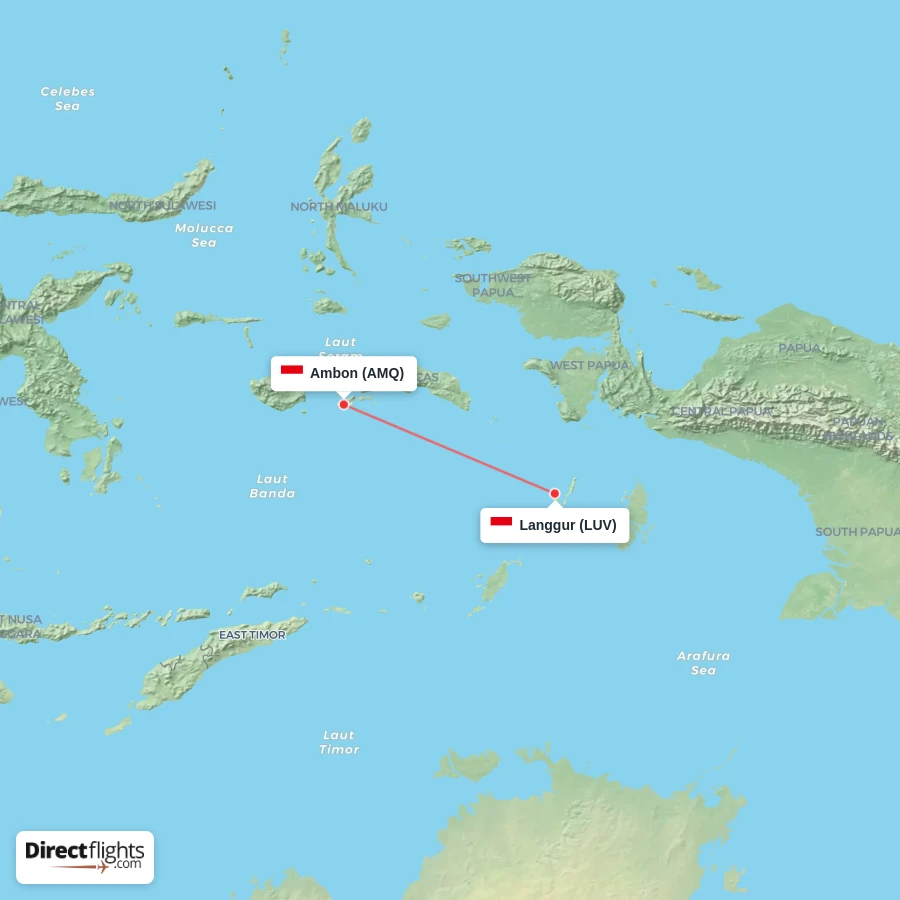 AMQ - LUV route map