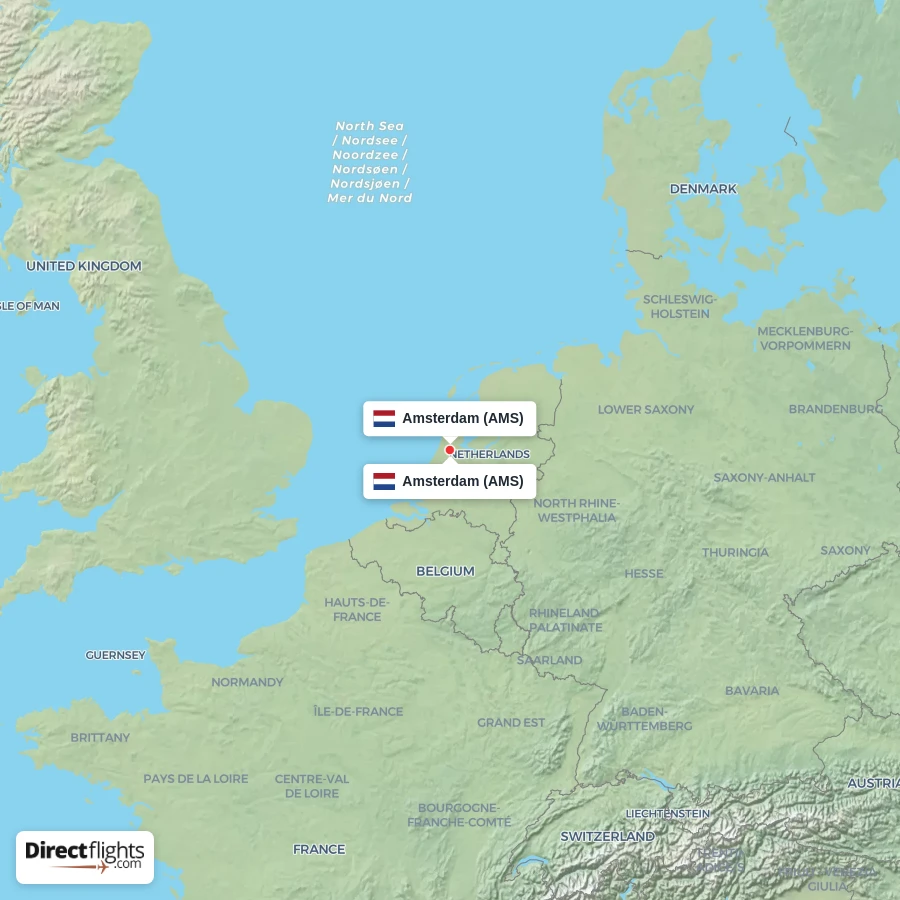 AMS - AMS route map