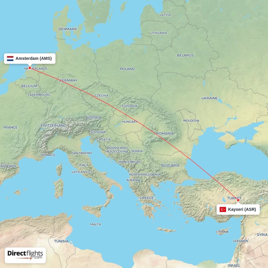 AMS - ASR route map