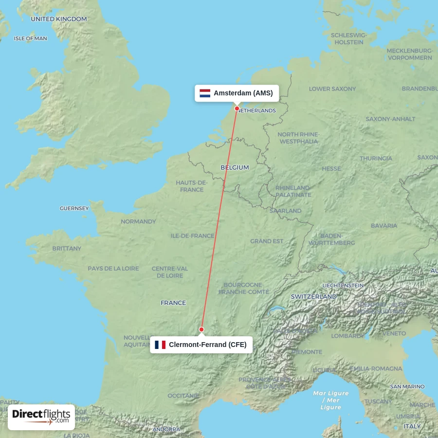 AMS - CFE route map