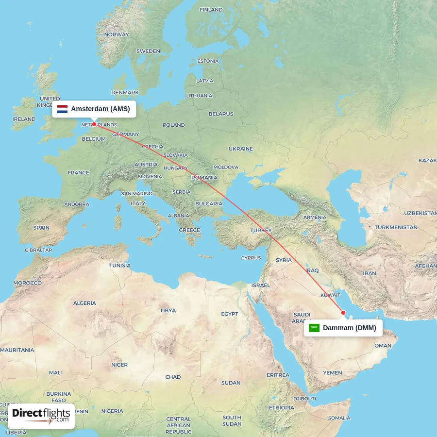 AMS - DMM route map