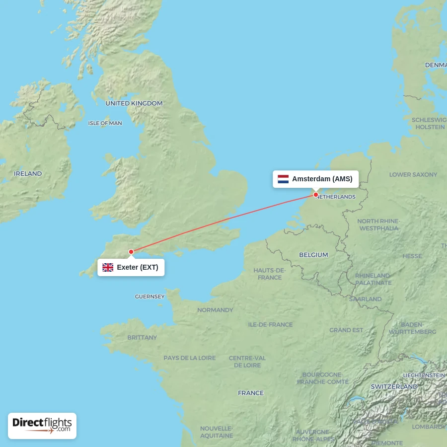 AMS - EXT route map