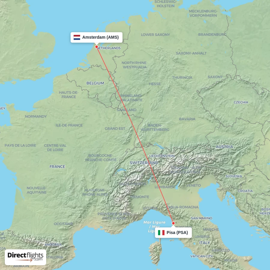 AMS - PSA route map