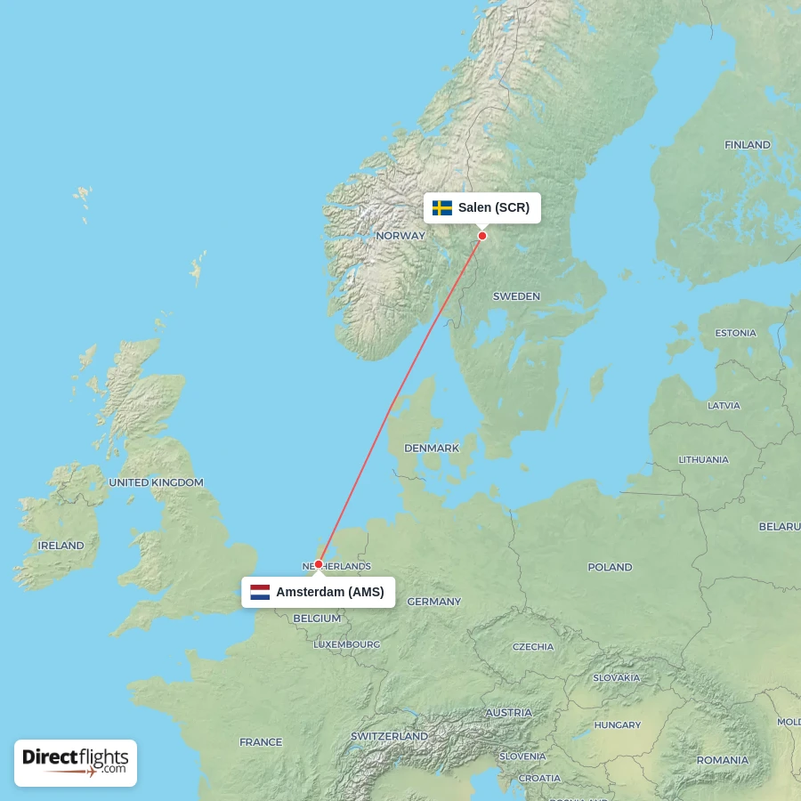 AMS - SCR route map
