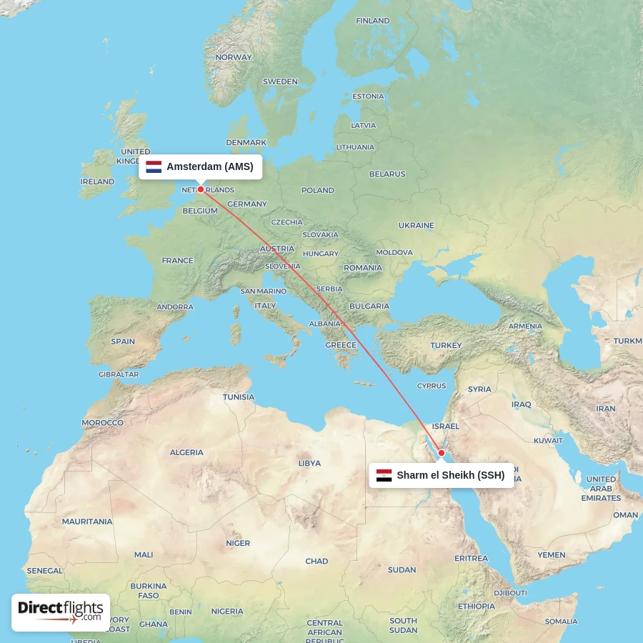 AMS - SSH route map
