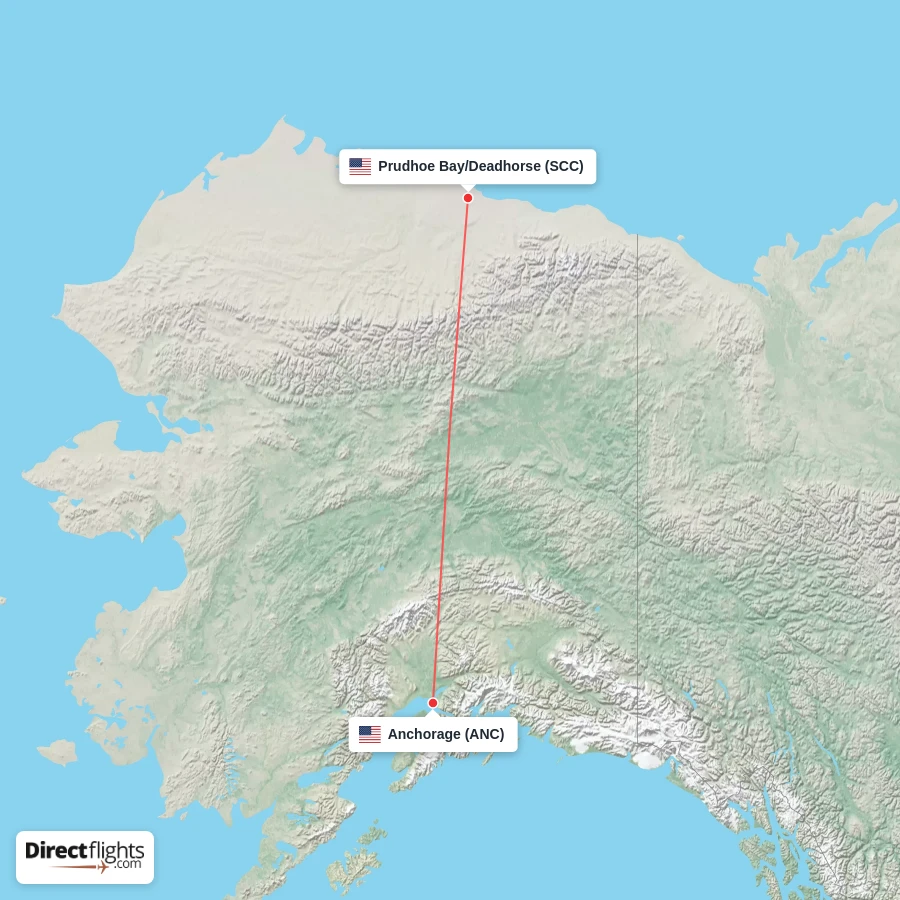 ANC - SCC route map