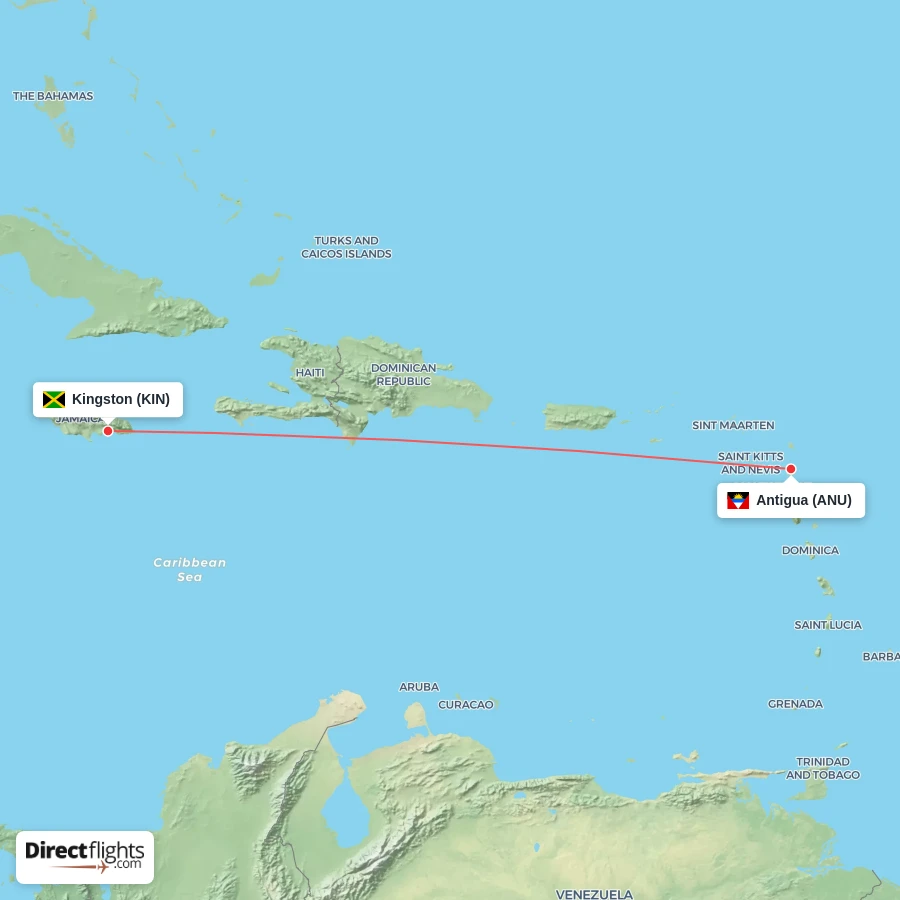 ANU - KIN route map