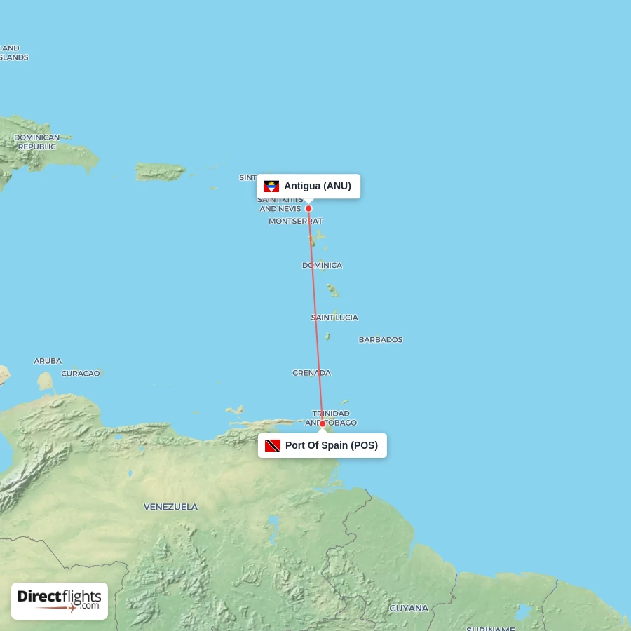 ANU - POS route map