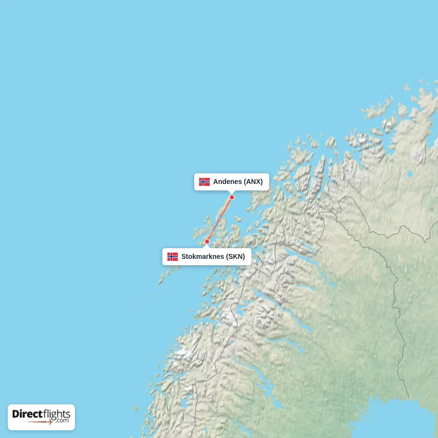 ANX - SKN route map