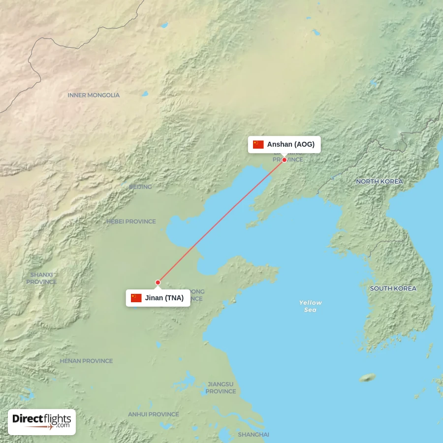 AOG - TNA route map