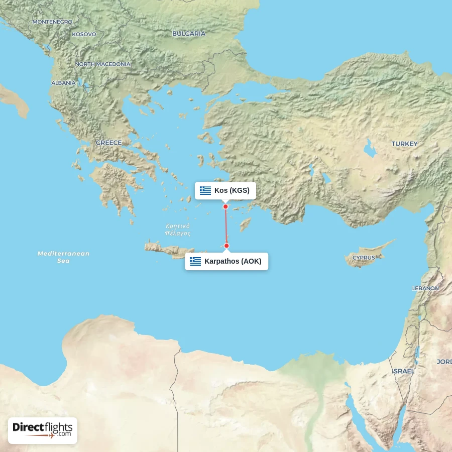 AOK - KGS route map
