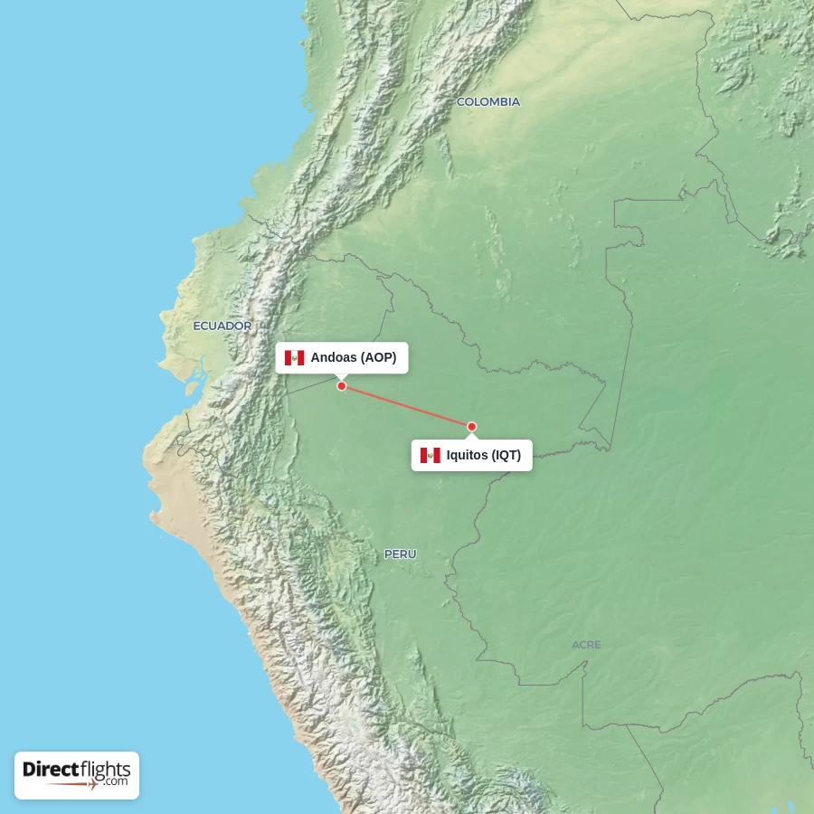 AOP - IQT route map