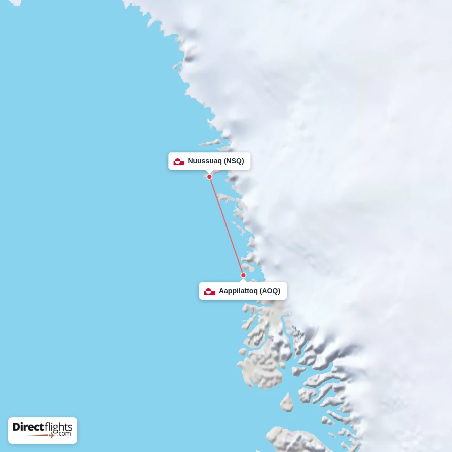 AOQ - NSQ route map
