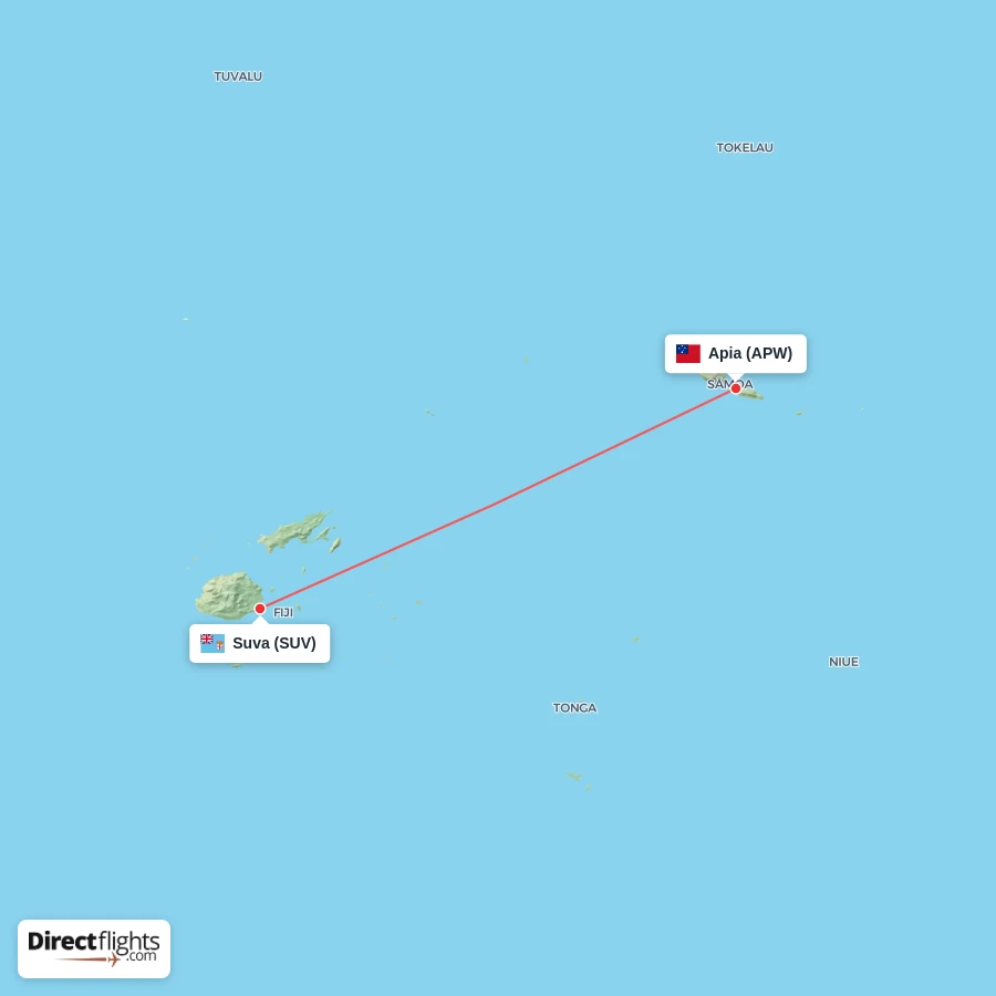 APW - SUV route map