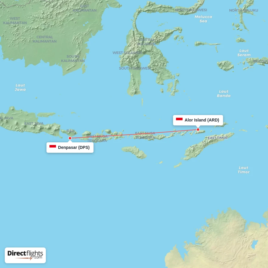 ARD - DPS route map