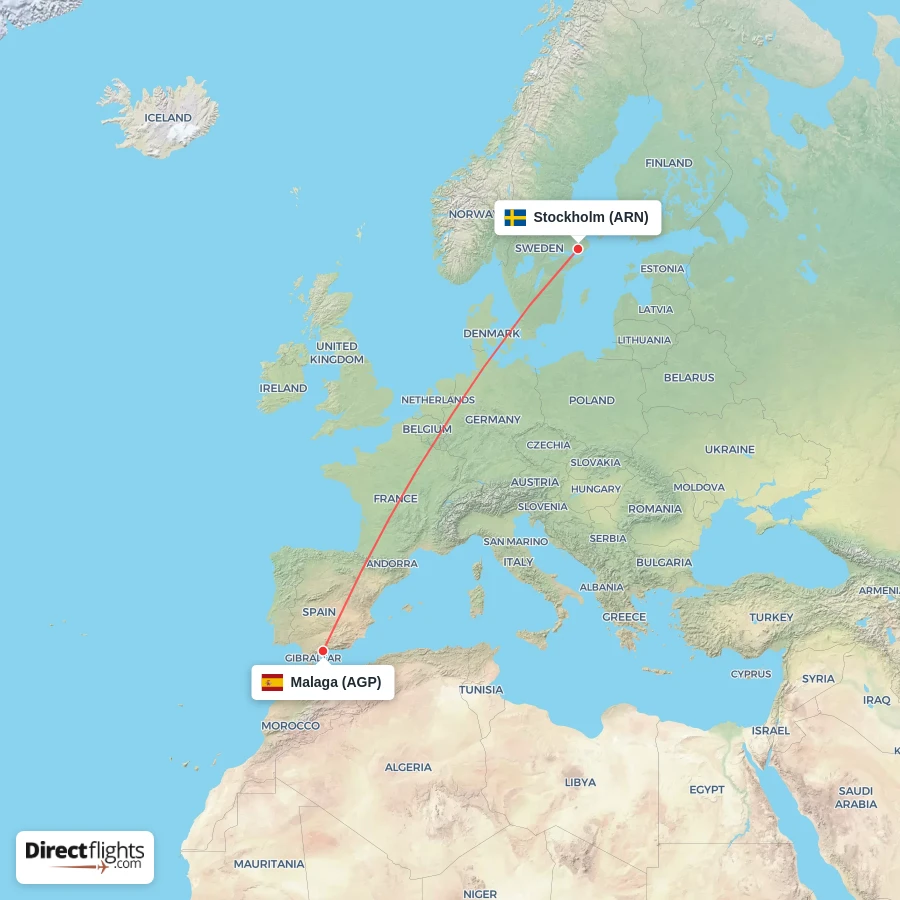 ARN - AGP route map