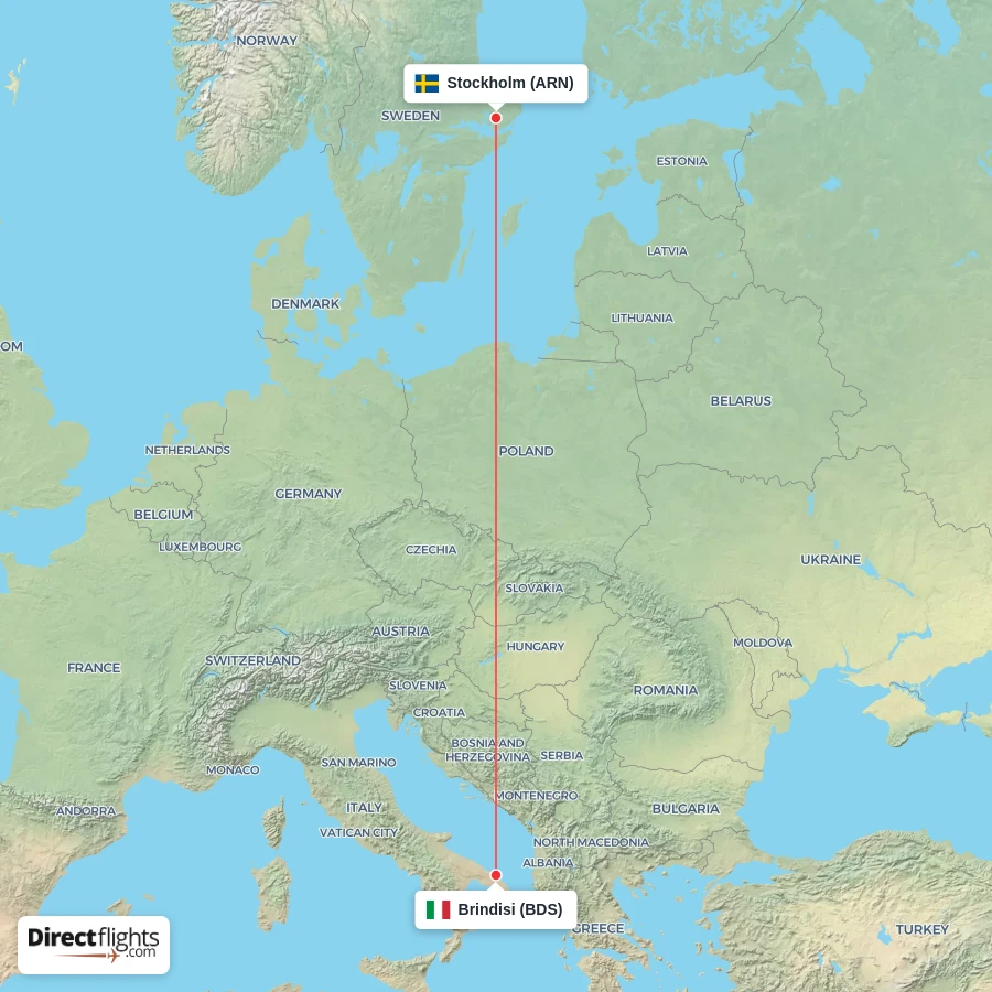 ARN - BDS route map
