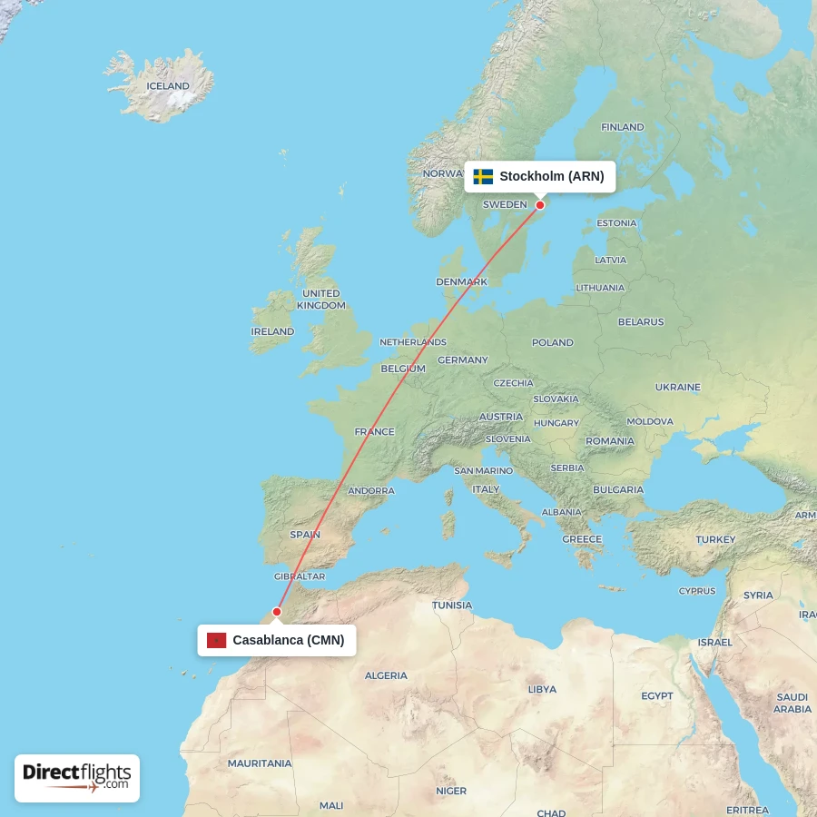 ARN - CMN route map