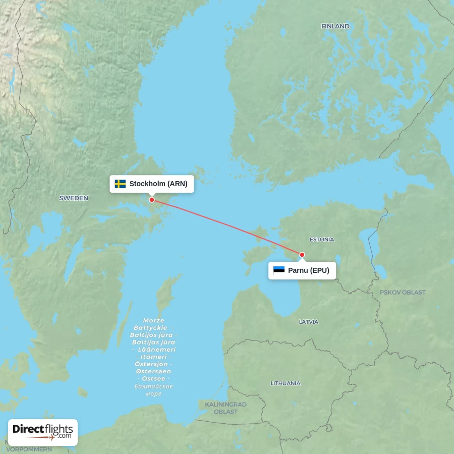 ARN - EPU route map