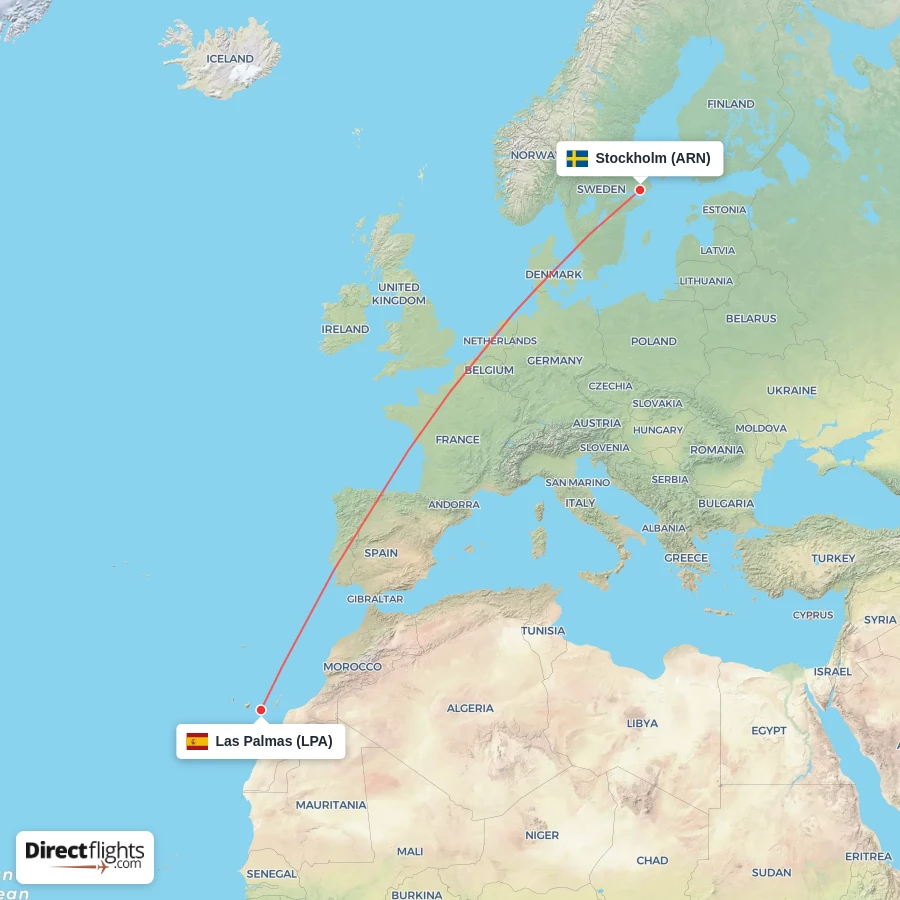ARN - LPA route map
