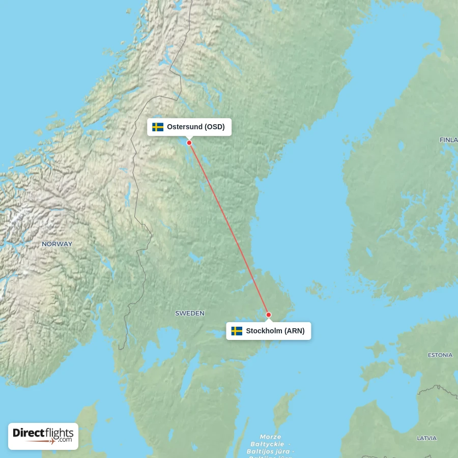 ARN - OSD route map