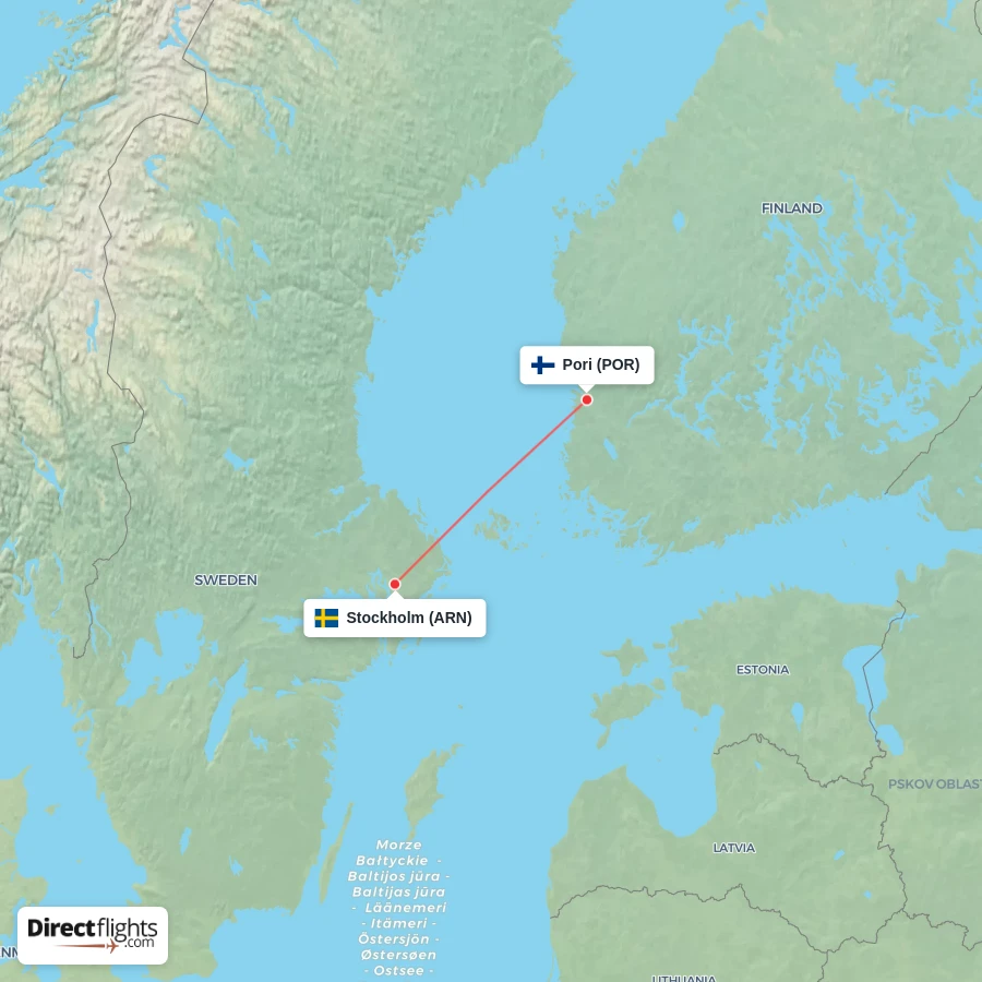 ARN - POR route map