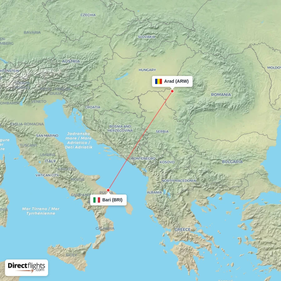 ARW - BRI route map