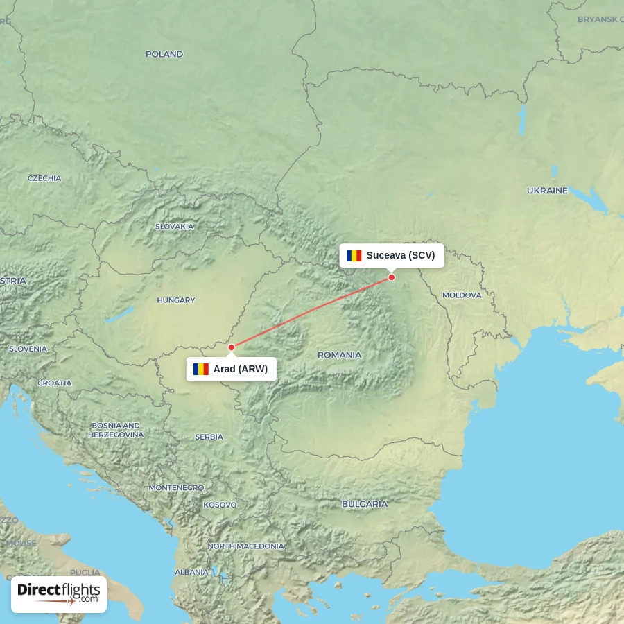 ARW - SCV route map