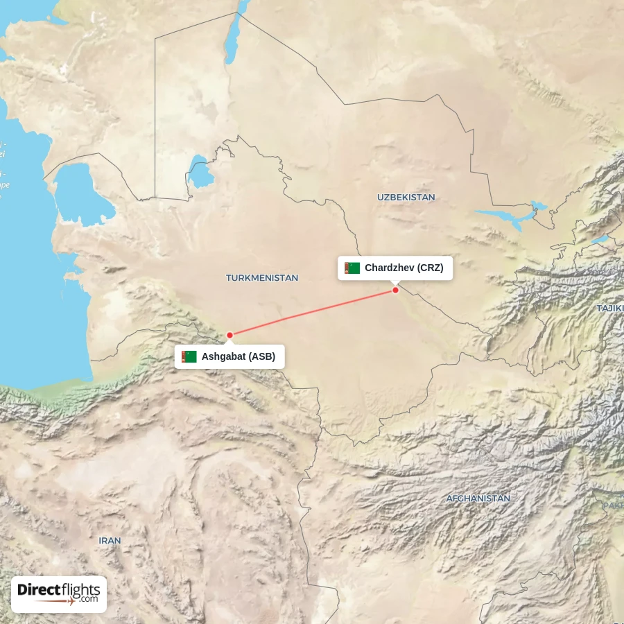 ASB - CRZ route map