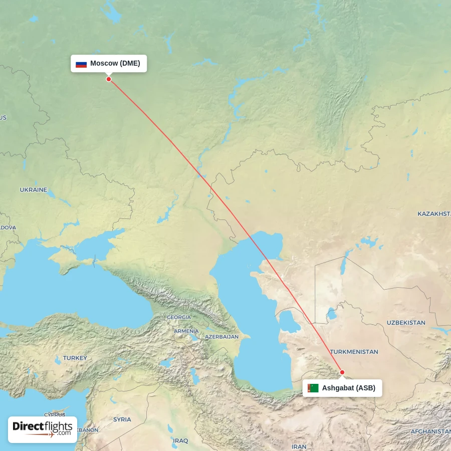 ASB - DME route map