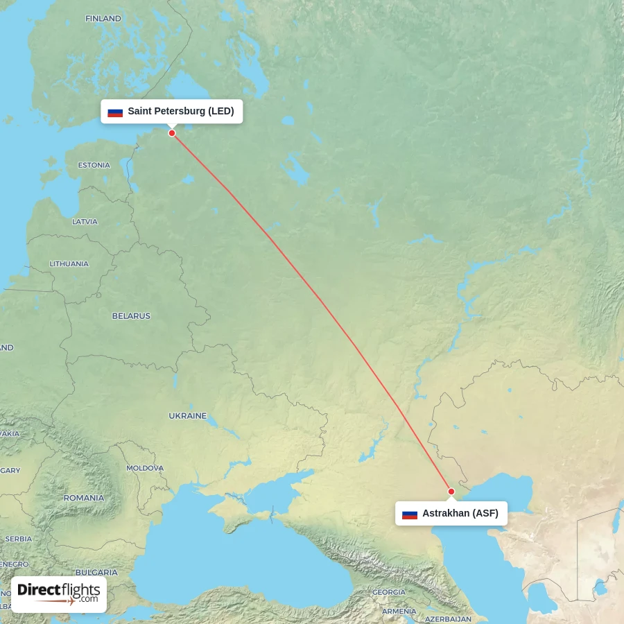 ASF - LED route map