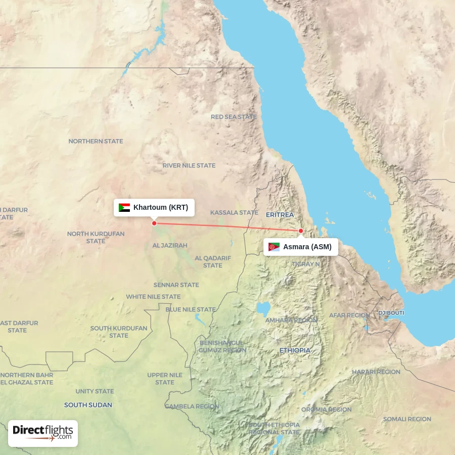 ASM - KRT route map