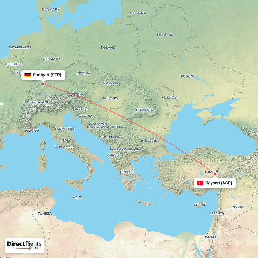ASR - STR route map