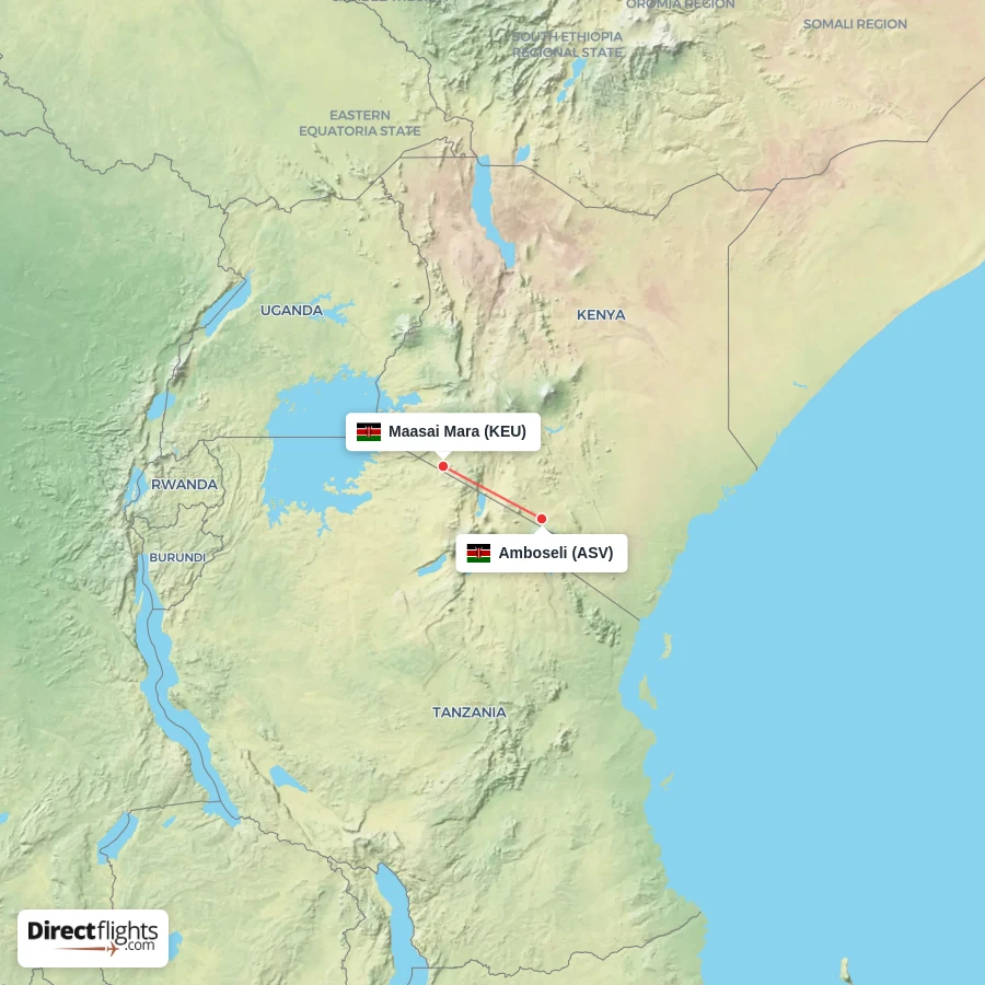 ASV - KEU route map