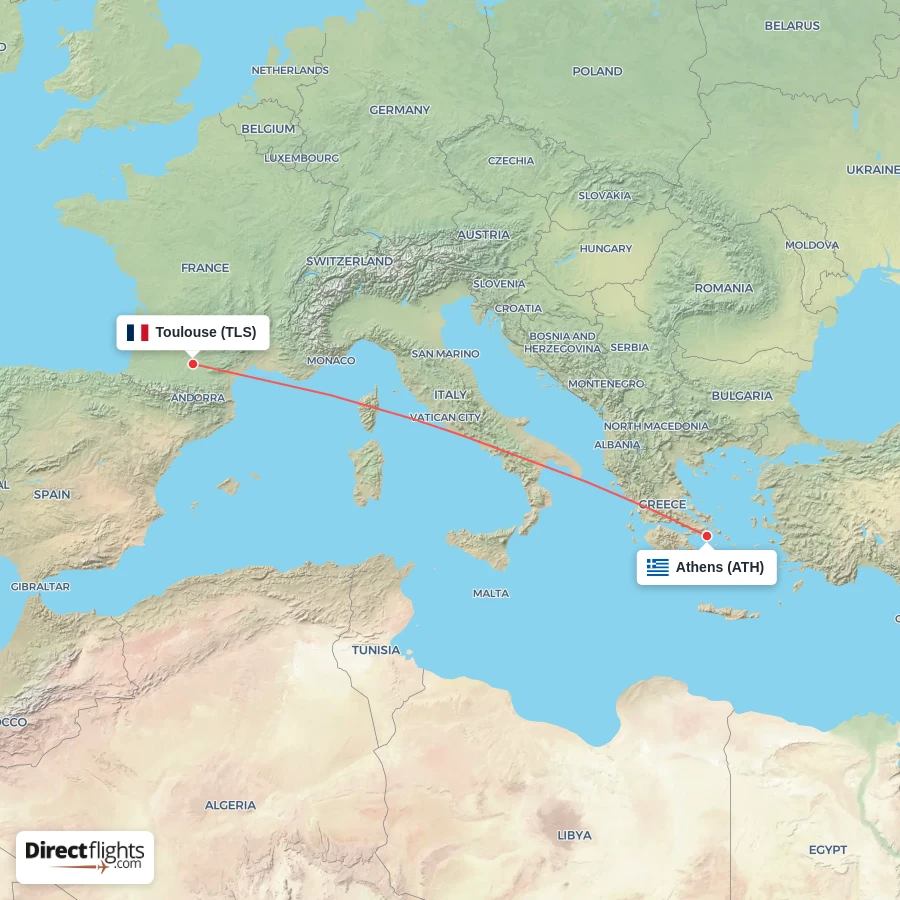 ATH - TLS route map