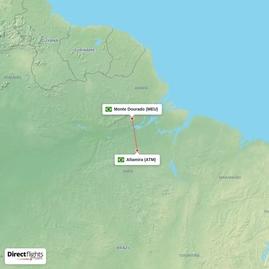 ATM - MEU route map